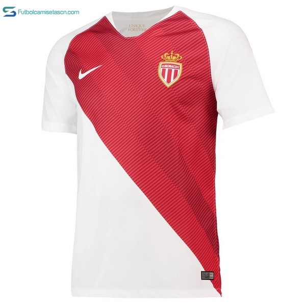Camiseta AS Monaco 1ª 2018/19 Blanco